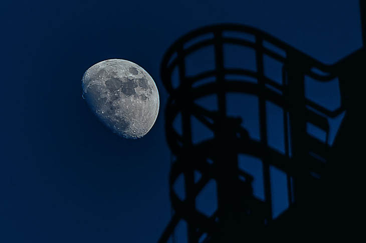 Techno Moon, Landschaftspark Duisburg, Germany