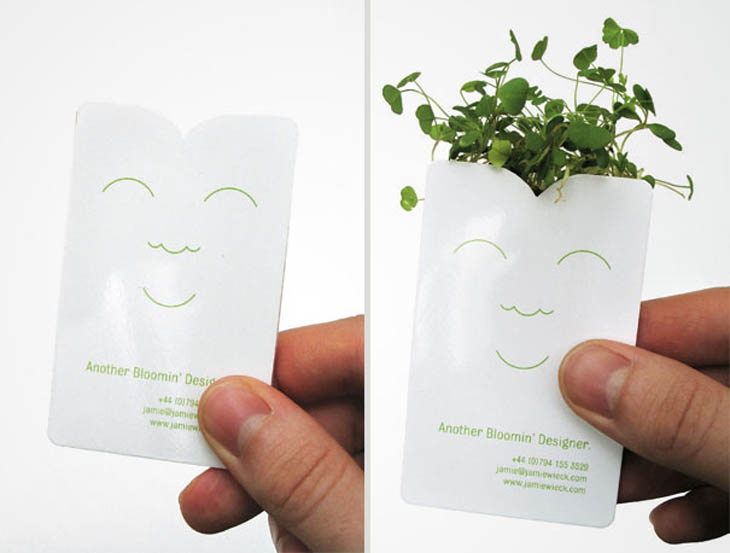 Designer’s plant in your pocket card.