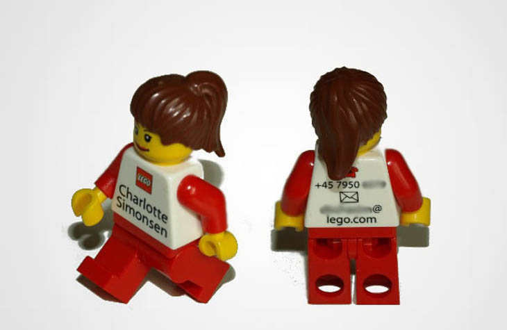 Smartest business cards - Your Own Personal Lego Agent