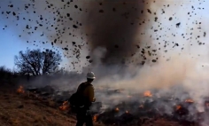 Can You Guess What Happens When A Wildfire Meets A Tornado? It’s Unbelievable!