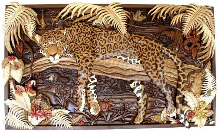 Intarsia Mural by Kathy Wise