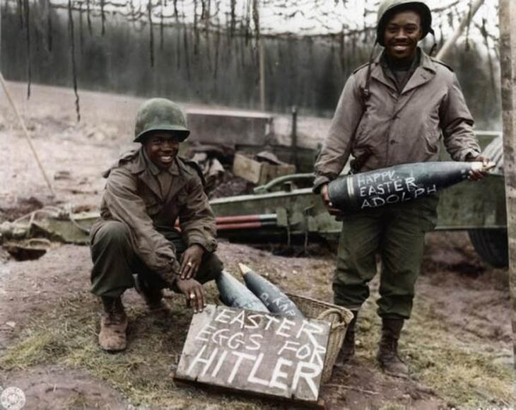 World War 2 soldiers on Easter