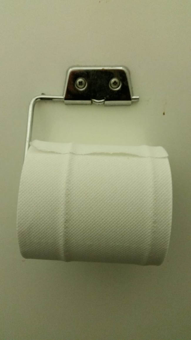 A Friendly Toilet Paper Holder