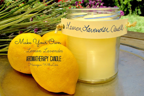 Hacks to save more - Homemade Lemon Lavender Aromatherapy Candle