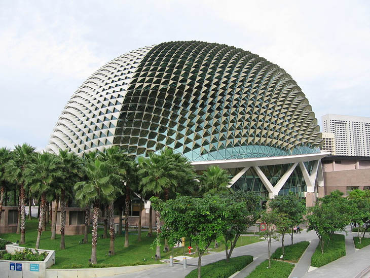 Most weirdest buildings - The Esplanade 4, Singapore