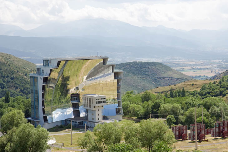 Solar Furnace at Odeillo Font-Romeu, France