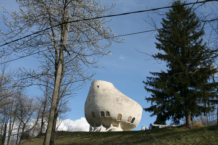 Interesting house in the Alps