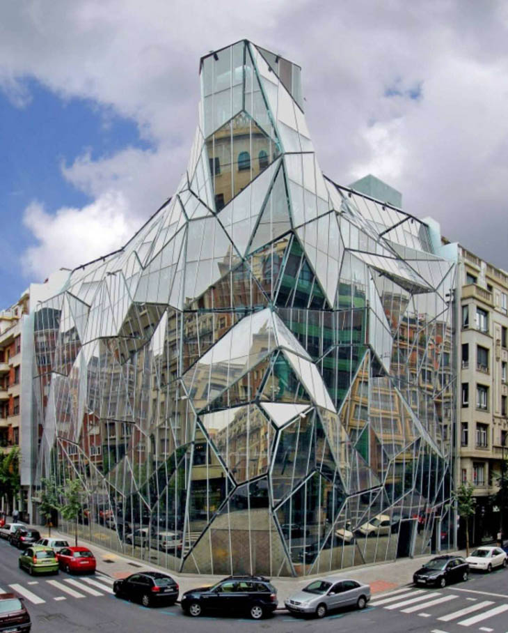 Most weirdest buildings - Bilbao Department of Health, Guardian Sunguard, Bilbao, Spain