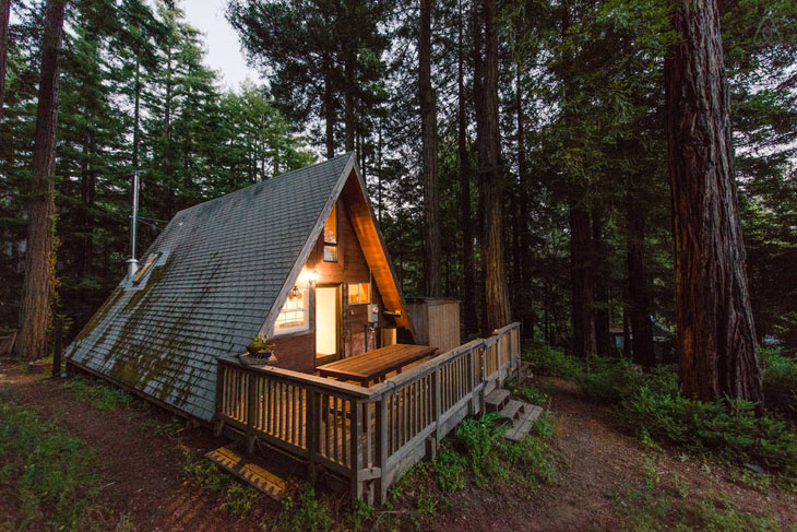 …for a cozy tiny house in the woods.