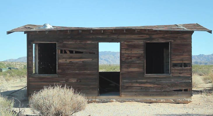 Here is the abandoned shack before Phillip came along.