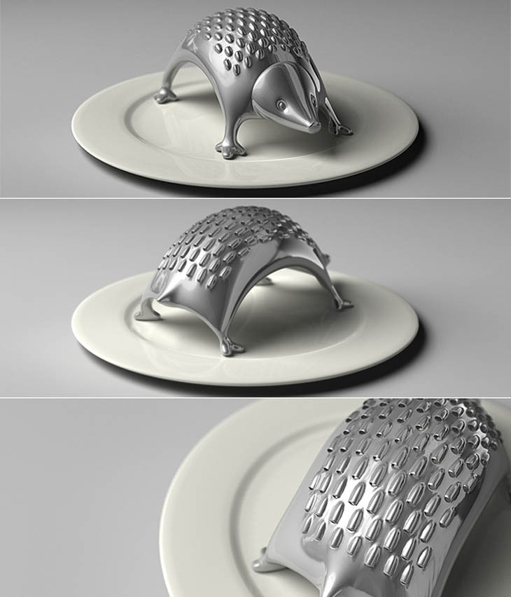 Cool kitchen gadgets - Hedgehog Cheese Grater