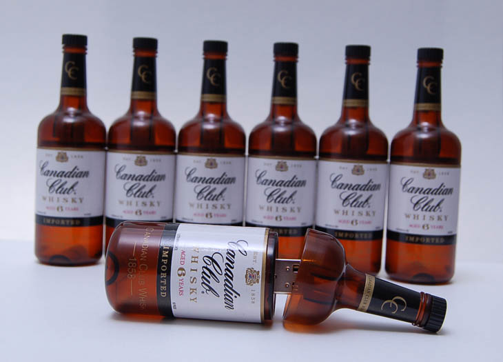 Canadian Club Bottle USB Drive