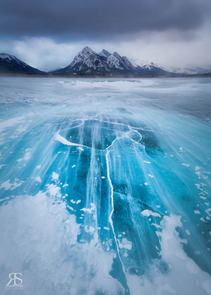 Lake Abraham In Alberta, Canada