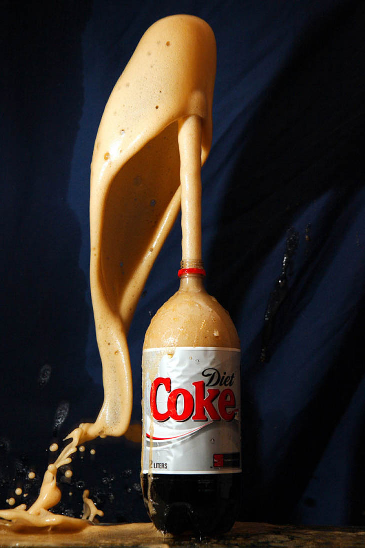 Diet Coke with Mentos