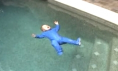 This Baby Fell In The Pool. What Happens Next Makes My Palms Sweat. Wow!