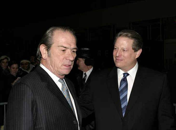  Al Gore and Tommy Lee Jones were roommates at Harvard.