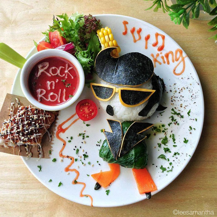 Cool Art Food By Lee Samantha