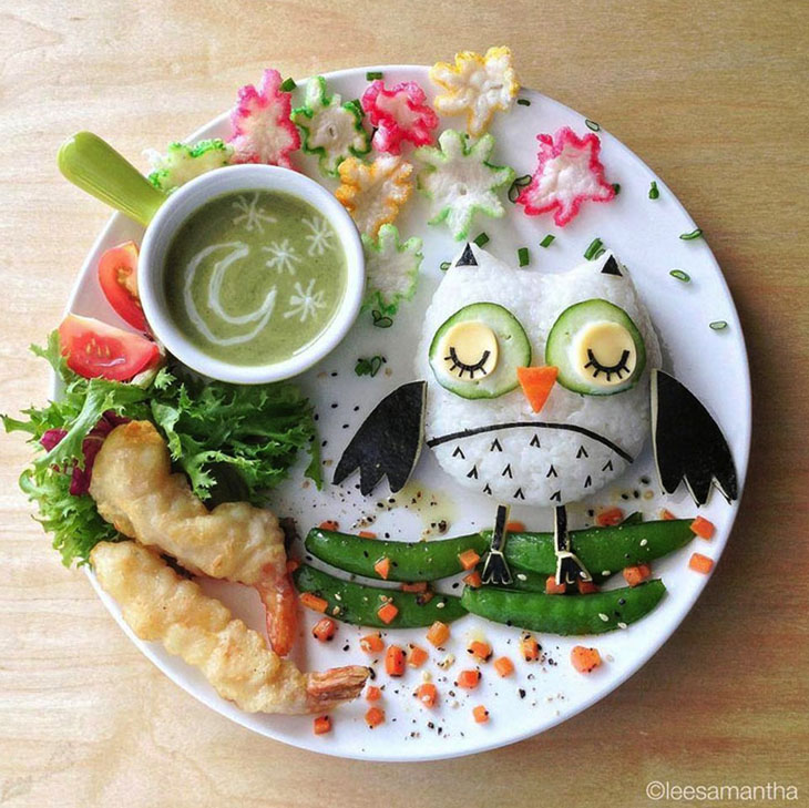 Cool Art Food By Lee Samantha