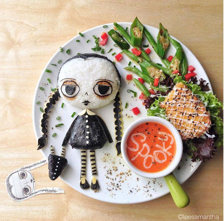 Cool Art Food By Lee Samantha