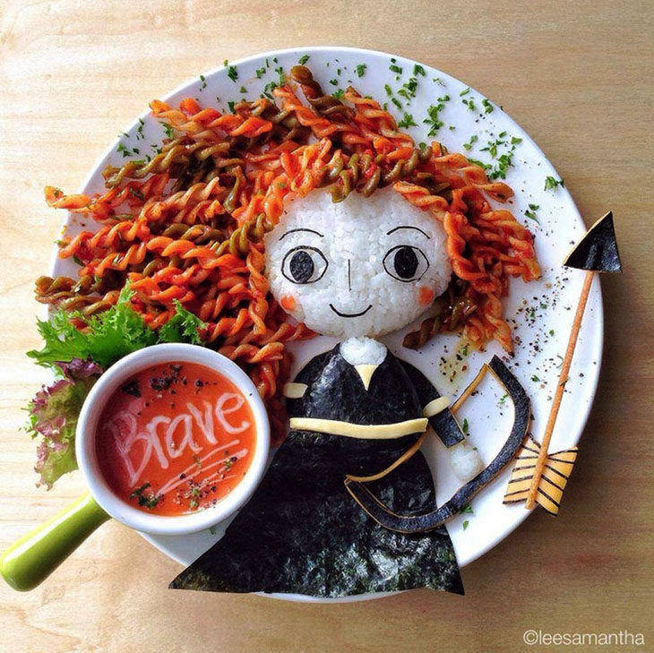 Cool Art Food By Lee Samantha