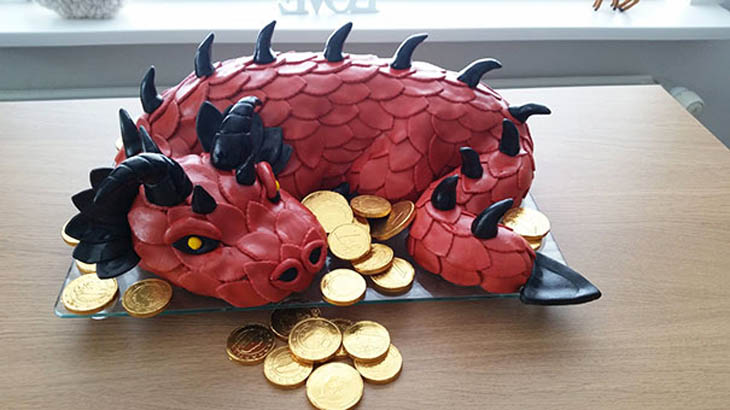 Red Dragon Cake