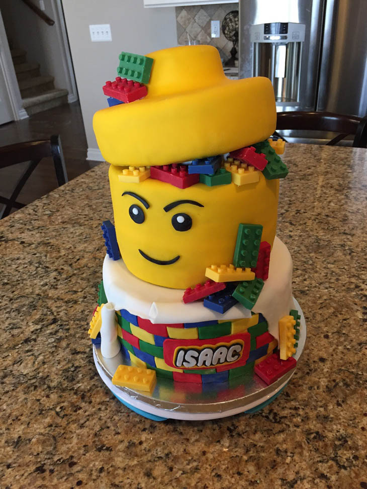 Lego Themed Party Cake