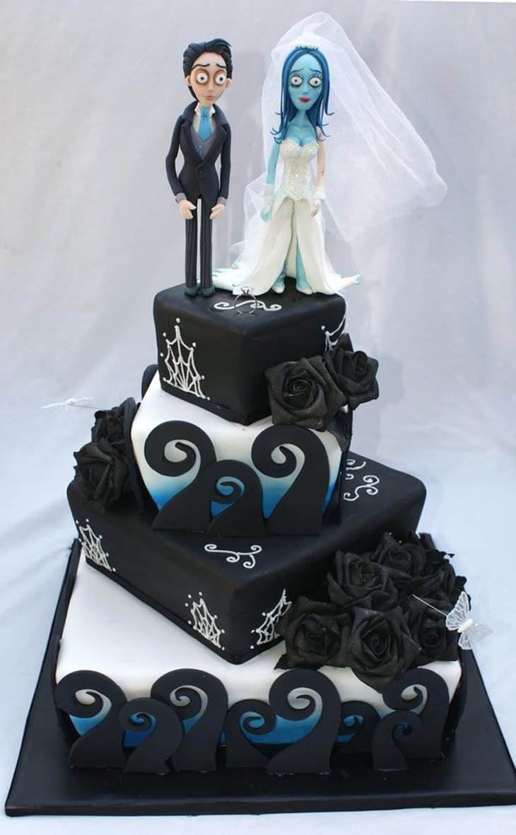 Corpse Bride Wedding Cake