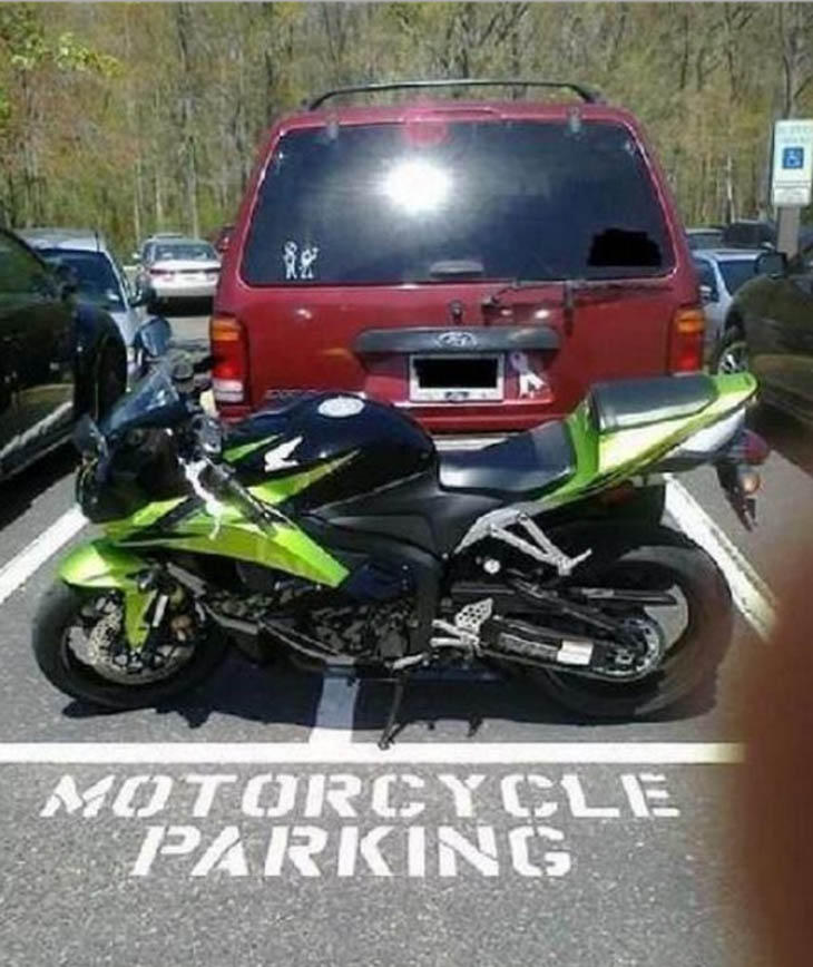 Yes SIR...You Park Like An ASSHOLE!