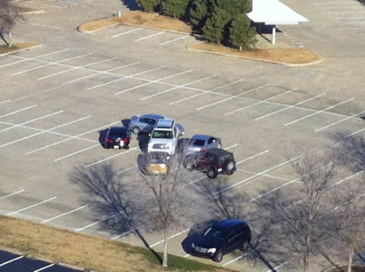 Yes SIR...You Park Like An ASSHOLE!