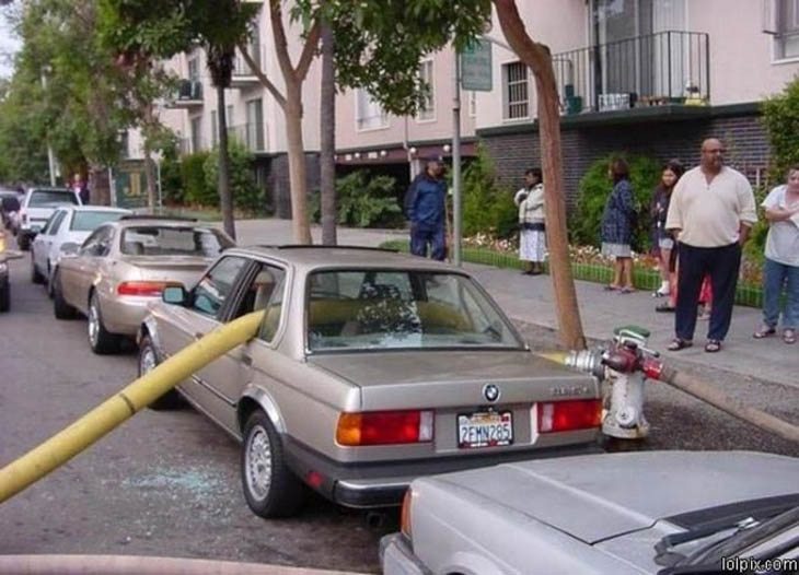 Yes SIR...You Park Like An ASSHOLE!