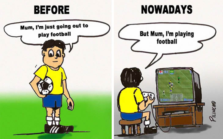 Playing Before And Nowadays