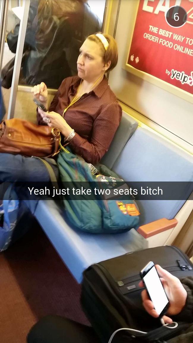 Passengers who take up two seats.