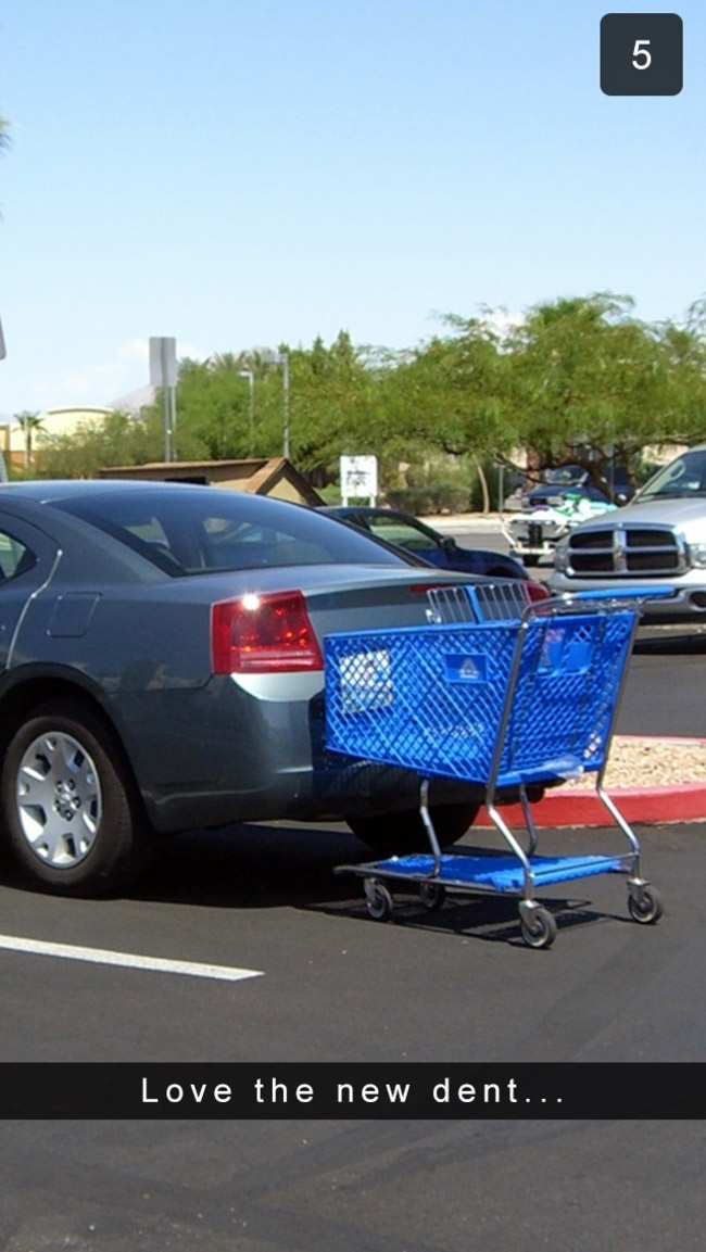 The shoppers who just leave their carts wherever.