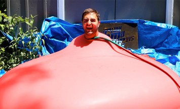He Got Into A Giant Water Balloon. And Then? It’s The Best Thing You’ve Seen All Day!