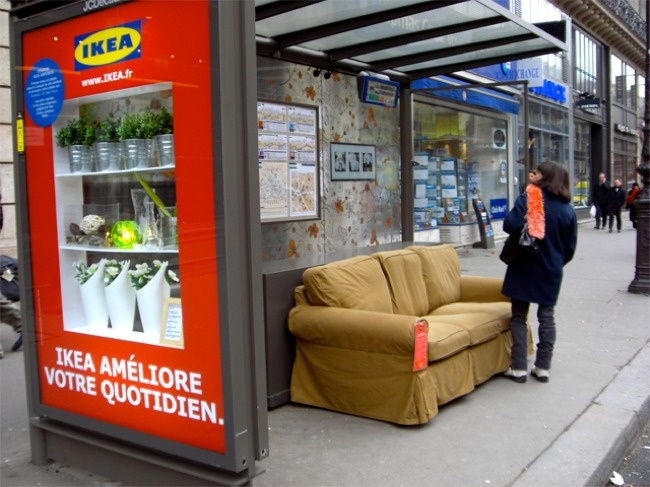 Ikea couch on right place.