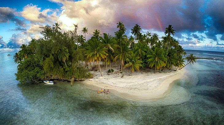 Lost island, Tahaa, French Polynesia