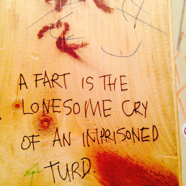 Women's Washroom Message