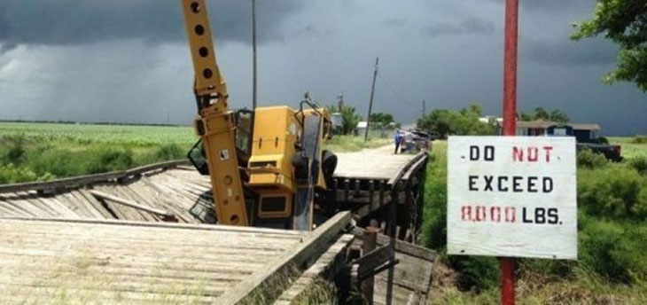 The worker who didn't see the sign.