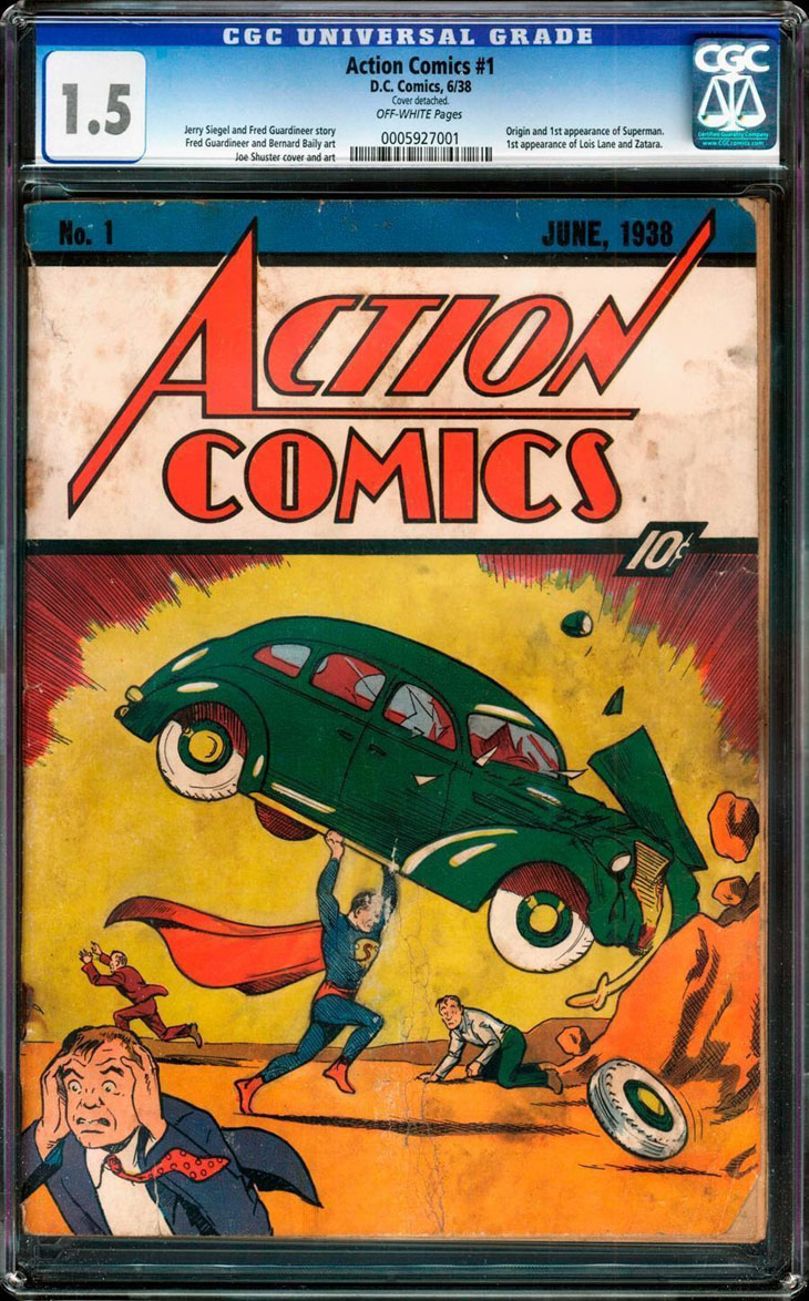 The first Superman comic