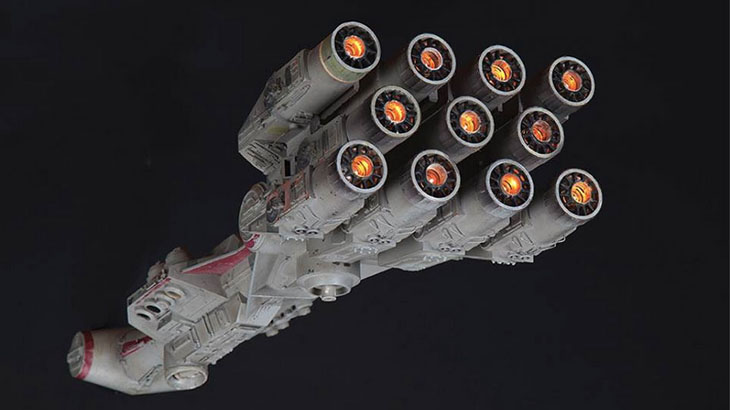 This Star Wars spaceship model