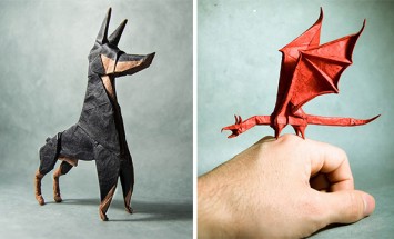 You Can’t Look These Origami Paper Art Without Saying WOW! #13 Is Incredible!