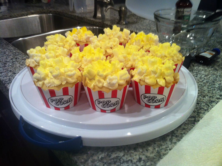 Popcorn Cupcakes