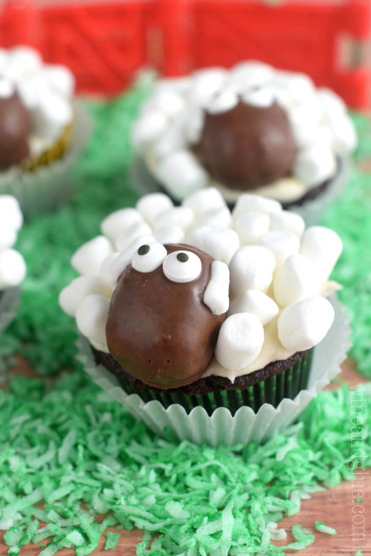 Sheep Cupcakes