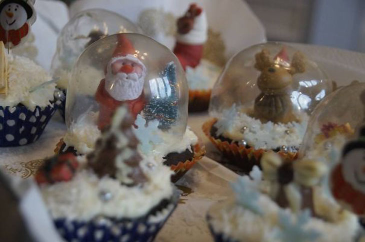 Snowglobe Cupcakes