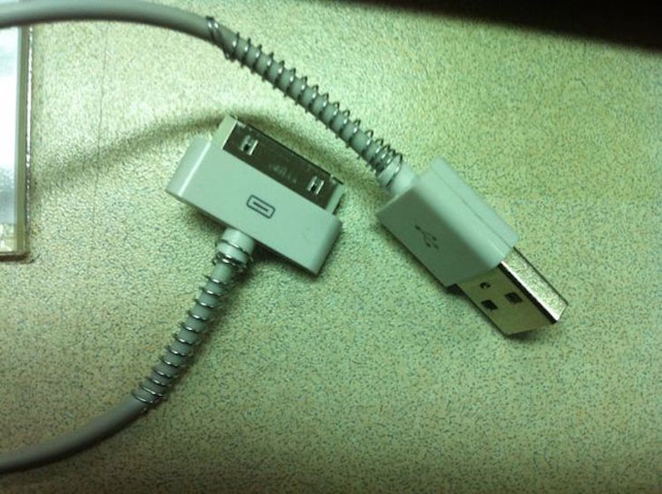 Prevent your charger wires from bending and breaking.