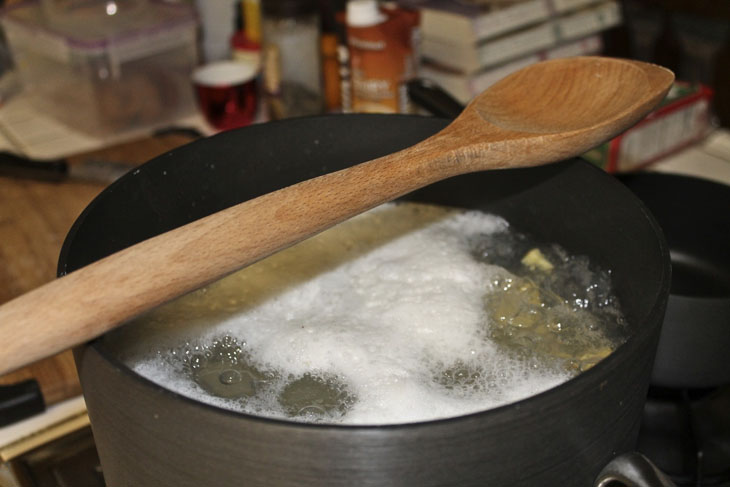 Avoid having your boiling pot of water from boiling over.