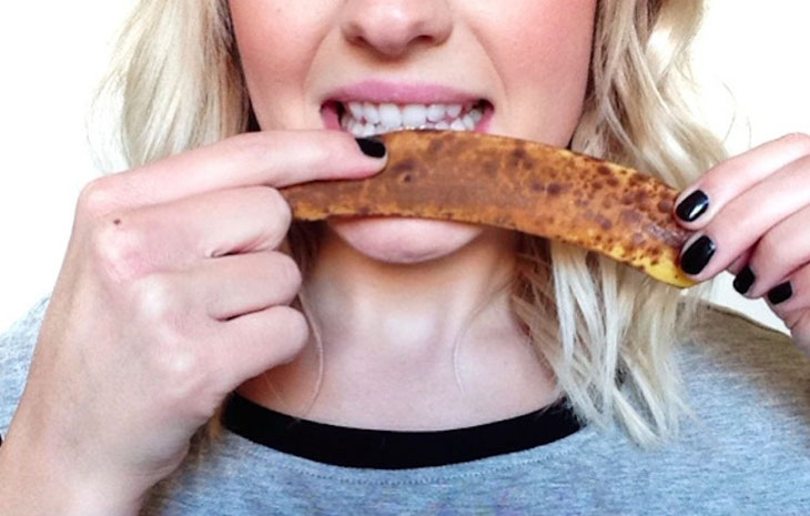 Use a inside of a banana peel to help whiten your teeth.