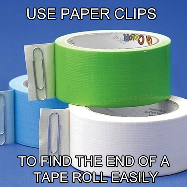 It is so easy to find the end of the tape roll now!