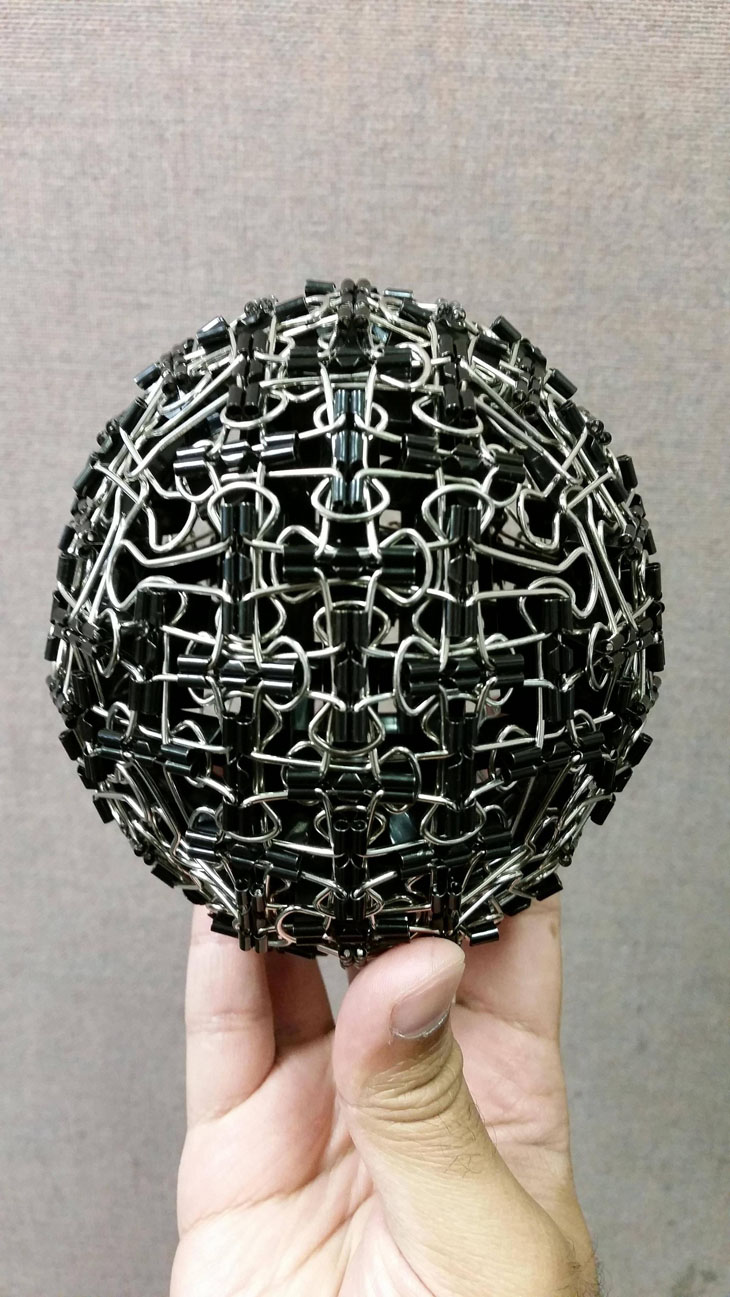 This amazing ball of clips.