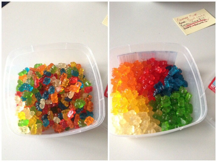 The ultimate gummi bear organization.